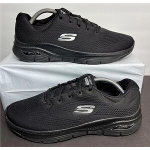 Skechers ArchFit Womens Big Appeal Walking/Running Black Mesh 149057 Sz 11M XLNT